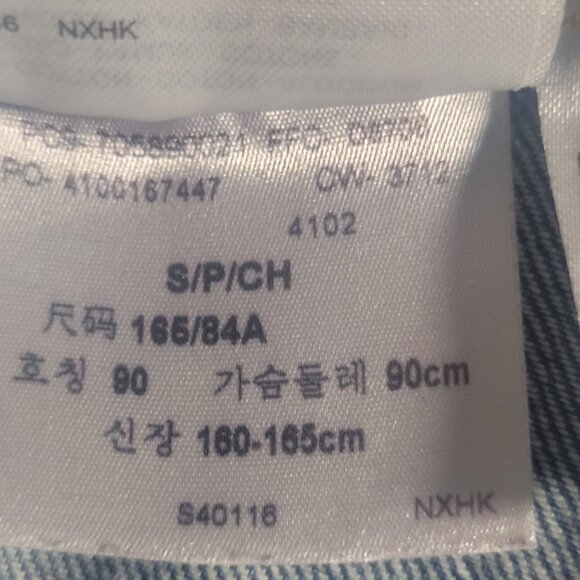 Levi's Original Trucker Jacket Med Wash Blue Denim - Women's Size S - Picture 10 of 11